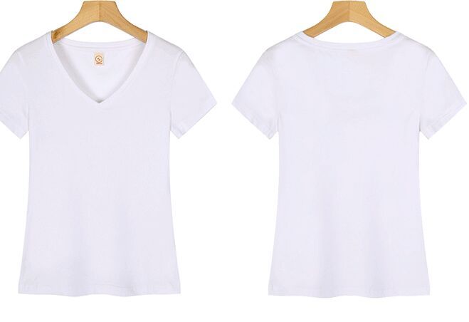 Plain White V Neck T Shirt Shop, 59 