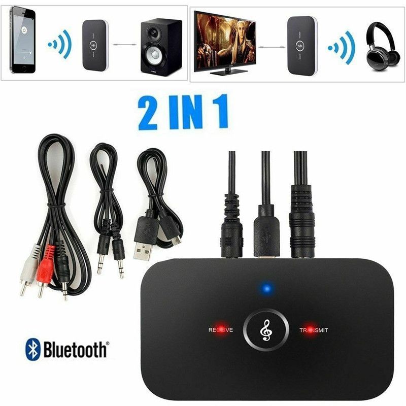 HIFI Wireless Bluetooth Audio Transmitter Receiver 3.5MM RCA Music 2 Adapter Pro