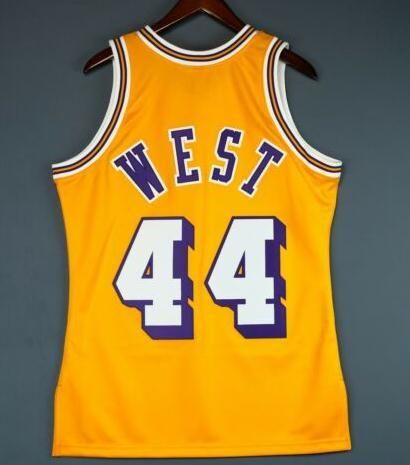 mitchell and ness jerry west jersey