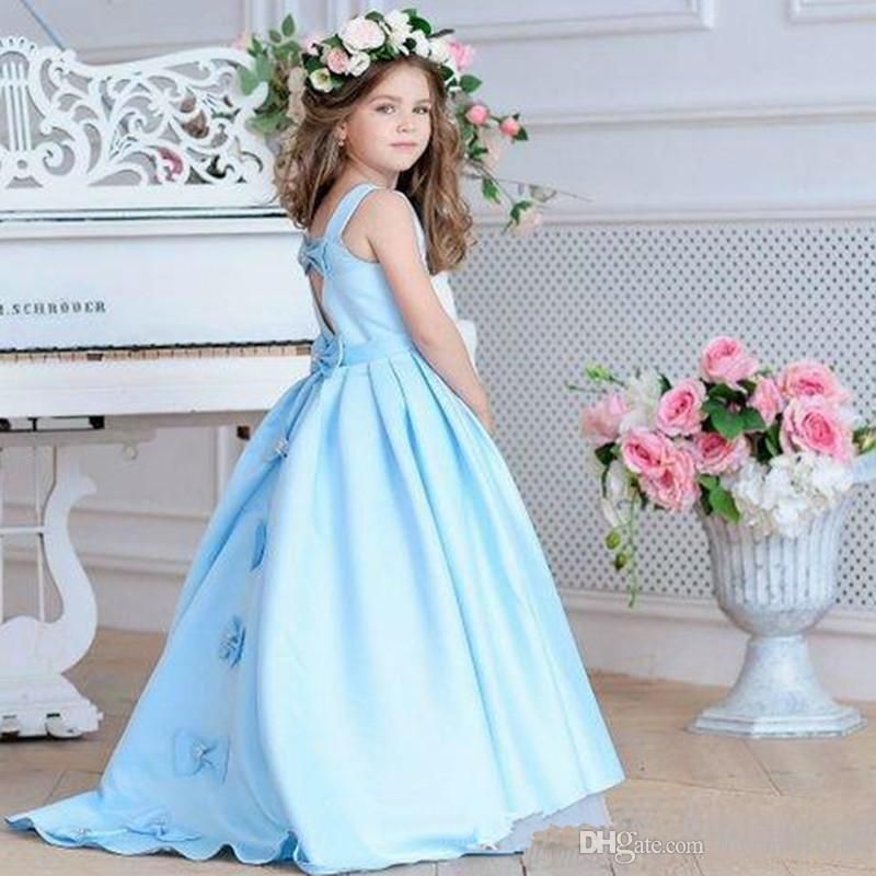 baby blue flower dress