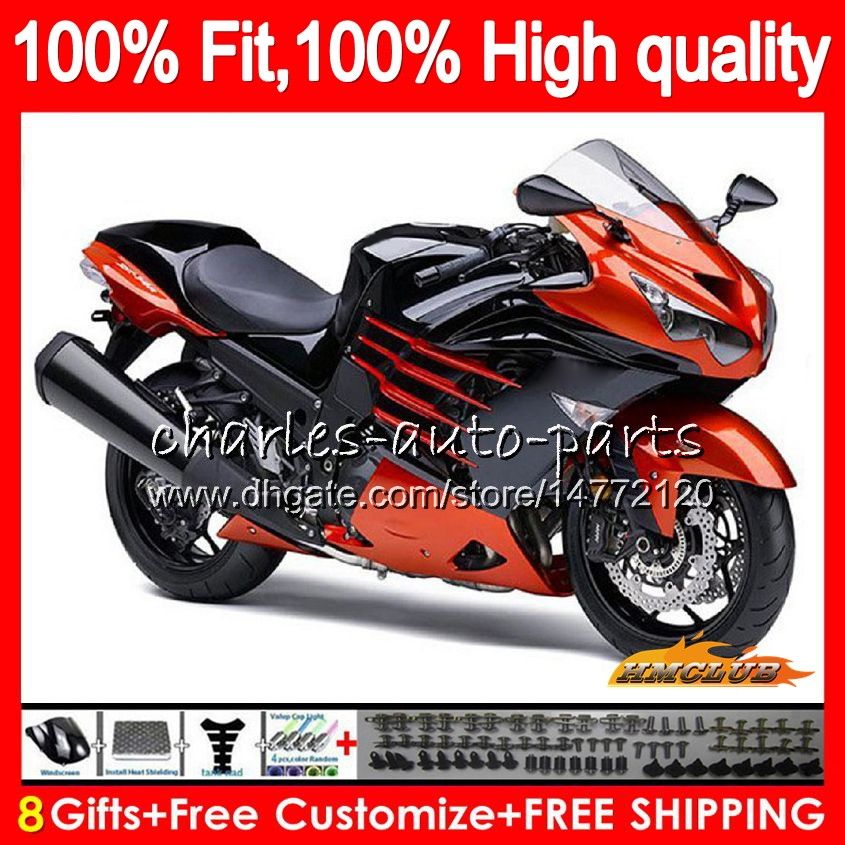 Injection For KAWASAKI ZX 14R ZZR 1400 ZX14R 12 13 14 15 16 17 53HC.38 ZZR1400 Orange Blk ZX 14R 2012 2013 2014 2015 2016 2017 OEM Fairing Cheap Parts For Motorcycles Cheap Parts Motorcycle From Charles Auto Parts, $377.89| DHgate.Com