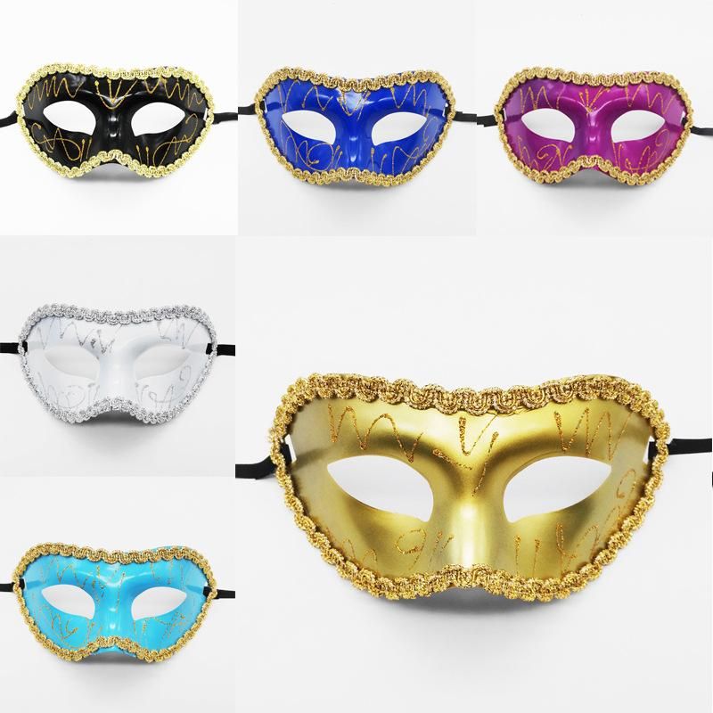 Halloween Party Mask Venetian Elegant Masquerade Mardi Gras Costume Mask Party