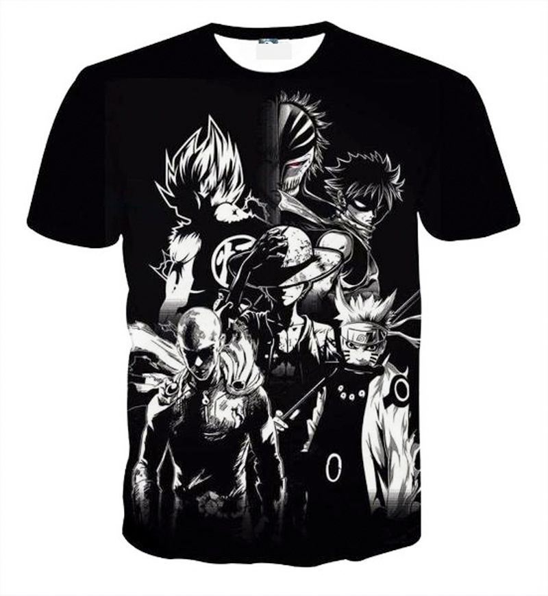 camisetas de anime