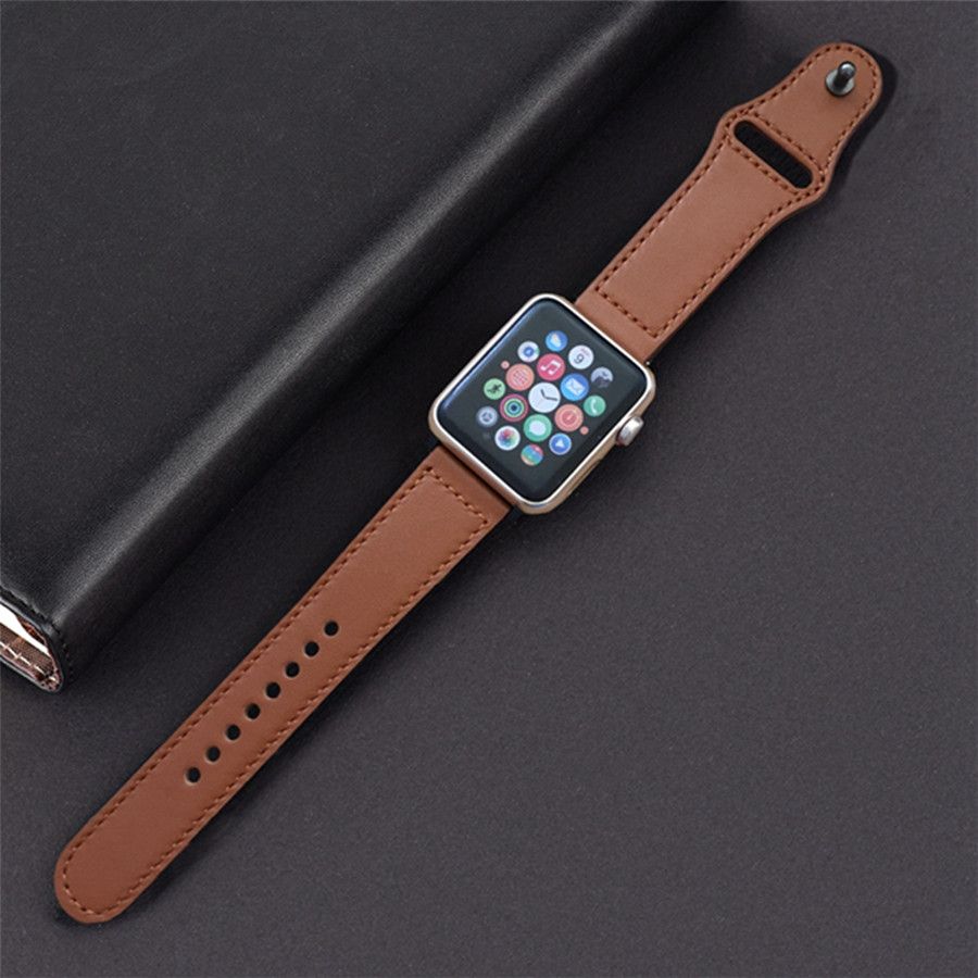 genuine leather apple watch band 42mm