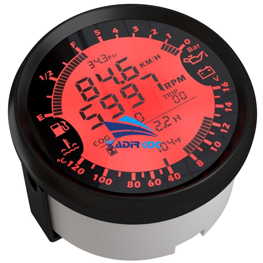 85mm Digital GPS Speedometer Tachometer Oil Pressure Gauge 6 in1 MultiFunction 85mm Digital GPS Speedometer Tachometer Oil Pressure Gauge 6 in1 MultiFunction