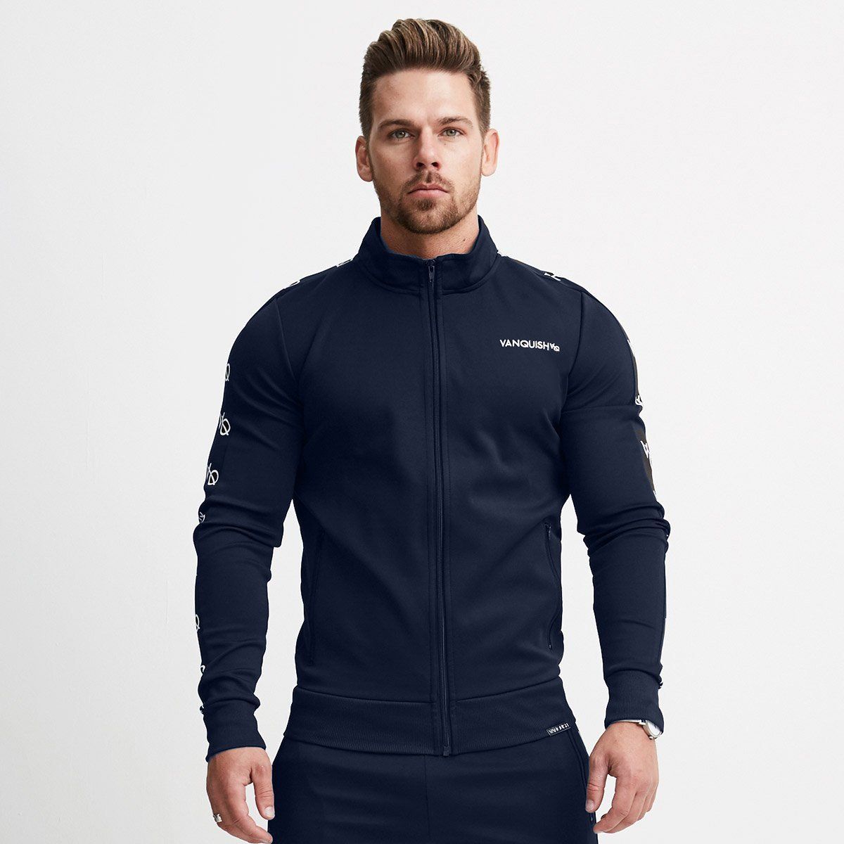 Mens Jackets Sports Fitness Long Sleeve Sweater Autumn Winter Slim