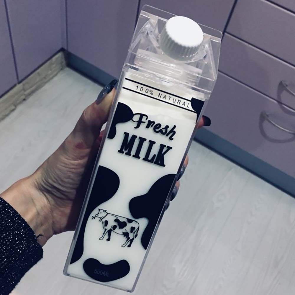 500 ml de agua botella de leche del dibujo animado del gato Mi linda creativa vegetal 500 ml de agua botella de leche del dibujo animado del gato Mi linda creativa vegetal