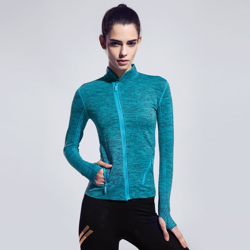 blue running jacket women's