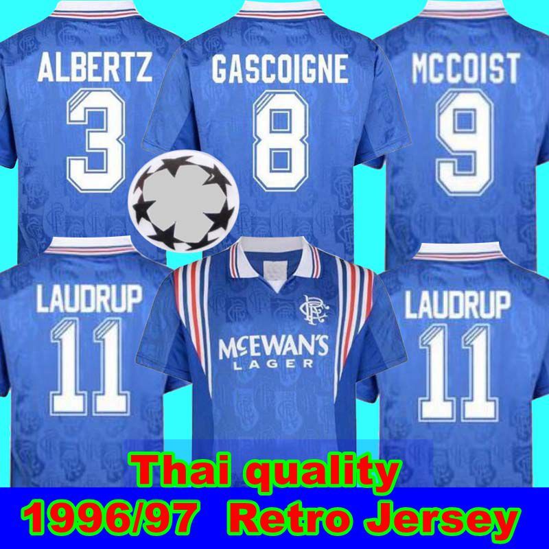 1996 1997 Glasgow Rangers Retro Soccer 