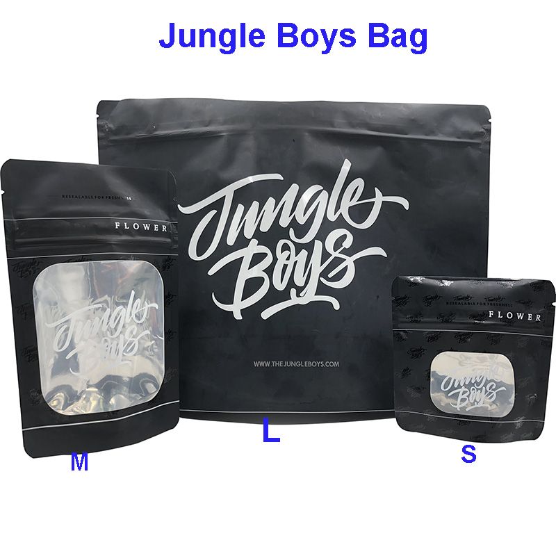 Mylar Bags Jungle Boys 10 Pack LABELS 7g Jungle Boys Smell Proof Bags 