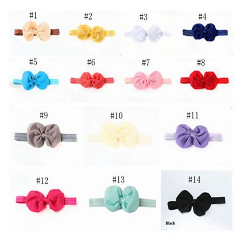 5.5/" Handmade Hairbows Baby Girl Toddler Alligator Clip Grosgrain Ribbon 16pcs