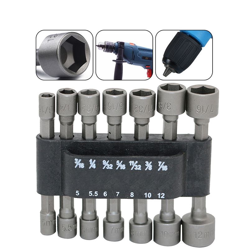 2020 Socket Nut Driver Kit Power Nutdriver Nut Driver Bit Set Adapter