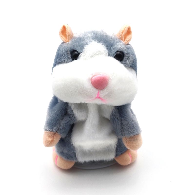 Compre 15cm Talking Hamster Ratón Niños Mascotas De Juguete De Felpa Linda Habla Hablar Del Expediente Del Sonido Hámster Juguete Educativo Para Los Regalos De Los Muchachos / Muchachas A 15,92 €