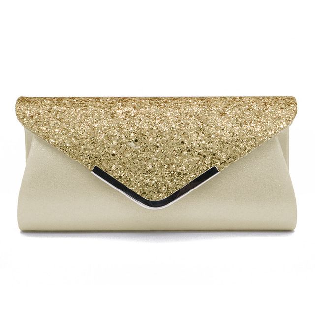 royal blue and silver clutch bag