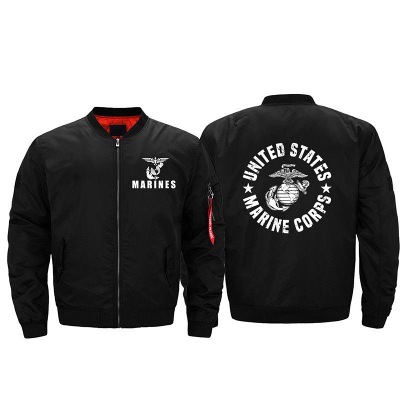 marine corps windbreaker jacket