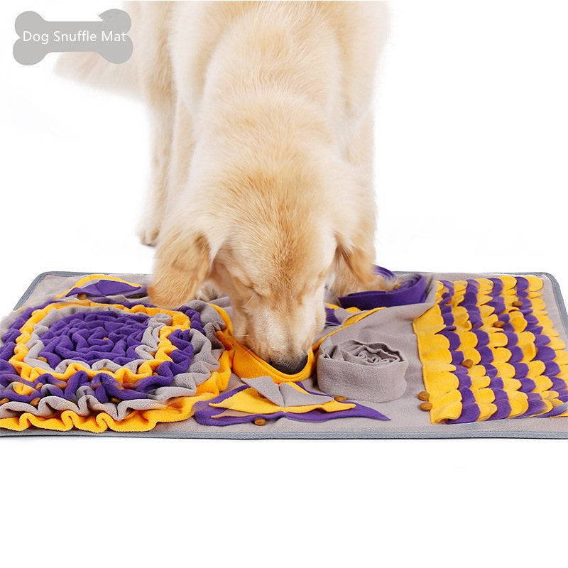 2019 Orange Dog Snuffle Mat Nosework Blanket Dog Training Mats