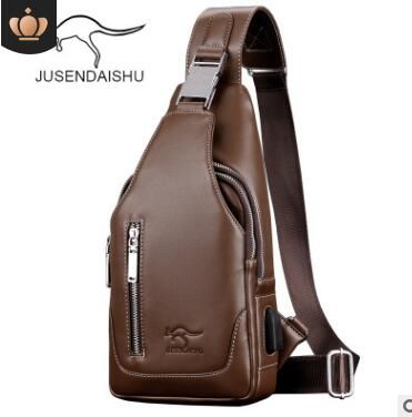 man bag across chest