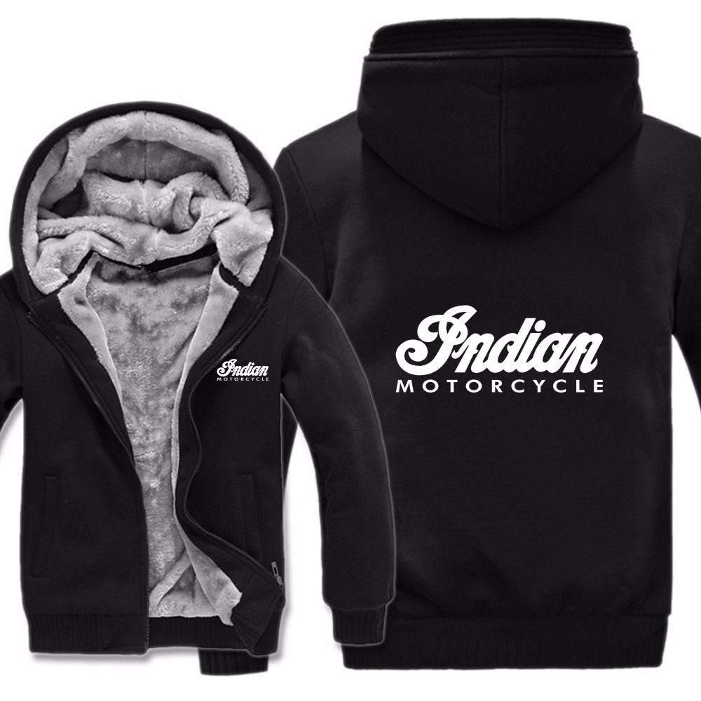 indian motorcycle zip up hoodie