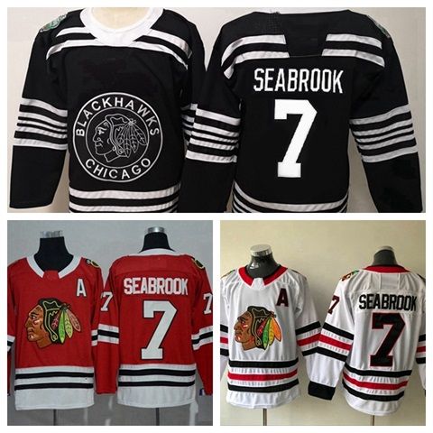 black and red blackhawks jersey