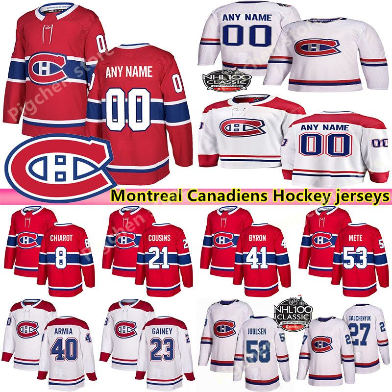 custom canadiens jersey