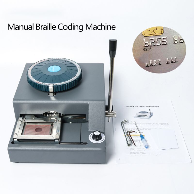 2020 Via Dhl Diy Custom 72 Character Pvc Card Embosser Press Stamping Machine Credit Id Vip Magnetic Embossing Machine From Mofiabright 374 17 Dhgate Com