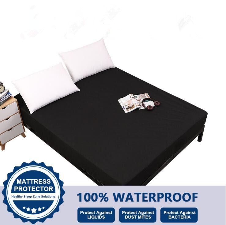 2021 Smooth Waterproof Mattress Protector Cover For Twin Full Queen King Bed Solid Color Wetting Breathable Hypoallergenic Protection Pad Cover From Healthy Living 13 54 Dhgate Com