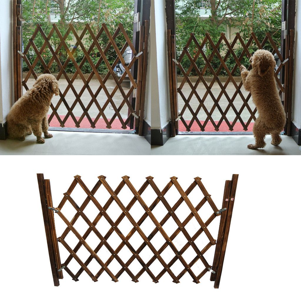 Stretchable Expansion Pet Dog Safety Guard Gate Fence Barrier For Home