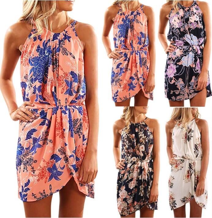 summer halter neck dress