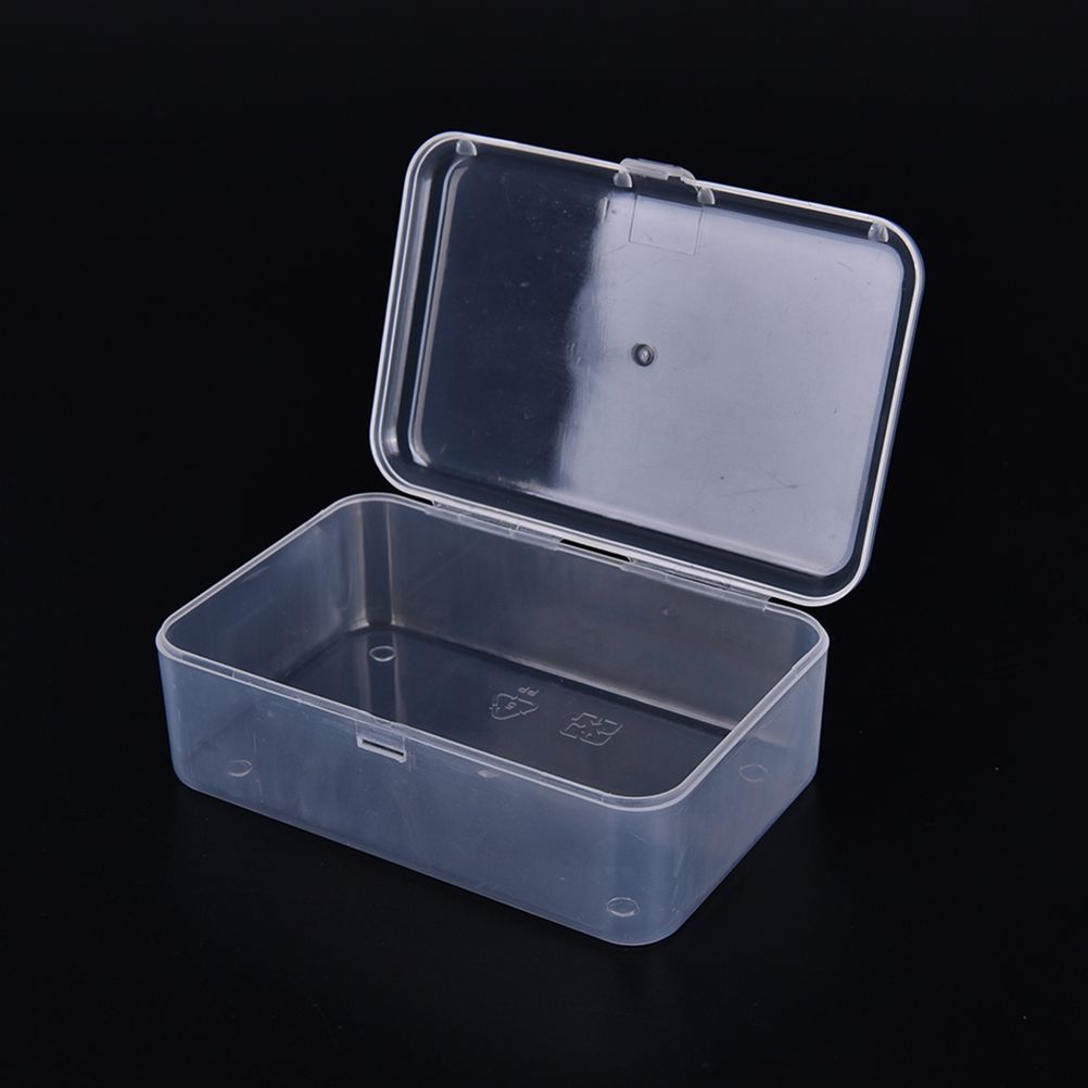 Clair transparent en plastique Conteneur de stockage boîte avec Clip de Couvercle 1.7 L