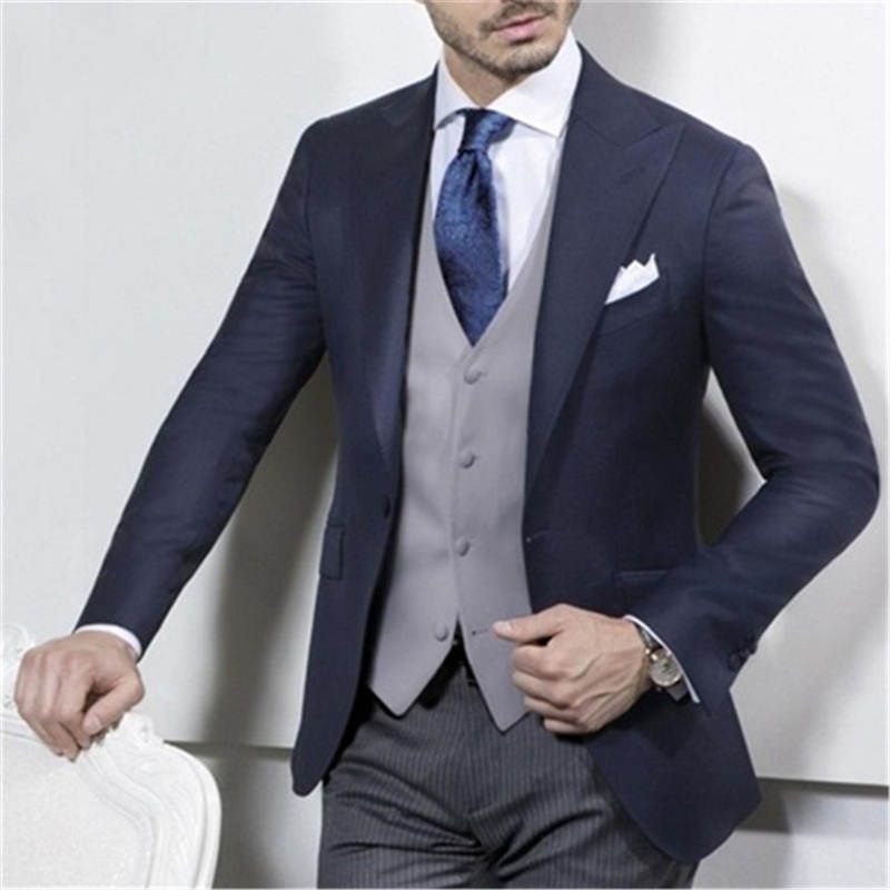 Mens Suits \u0026 Blazers Navy Blue Coat 