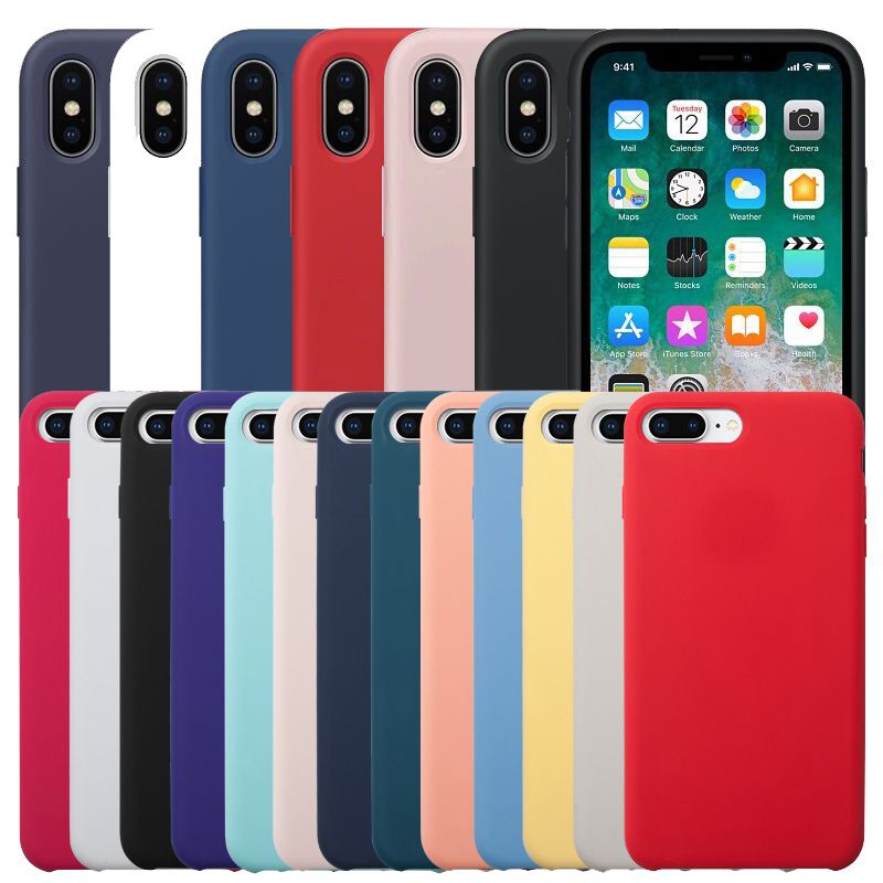 Original With Logo Silicone Case For Iphone 11 11 Pro Max X Xs Xr