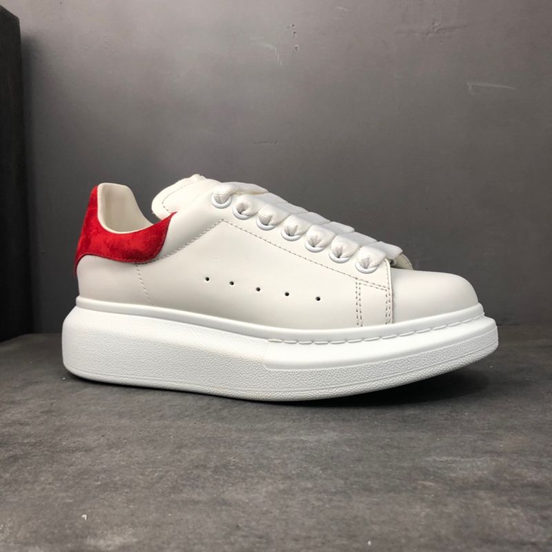 wide white leather sneakers