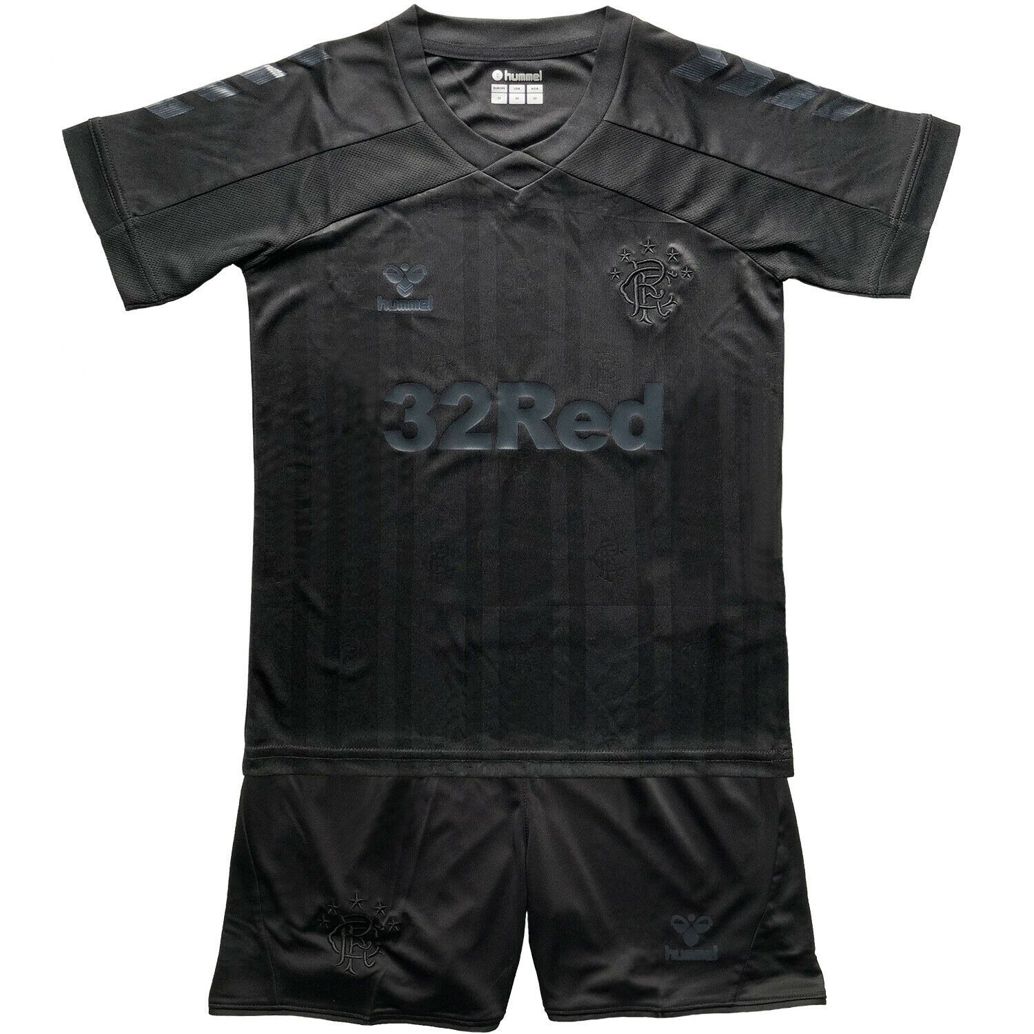 rangers black fan shirt