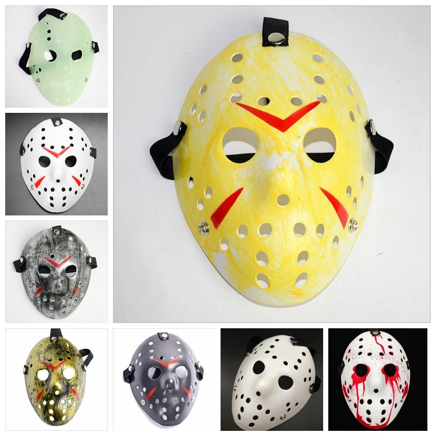 Jason Voorhees Mask Adults Masquerade Skull Masks Paintball Movie Mask Scary Halloween Costume Cosplay Festival Party Masks Gga2457
