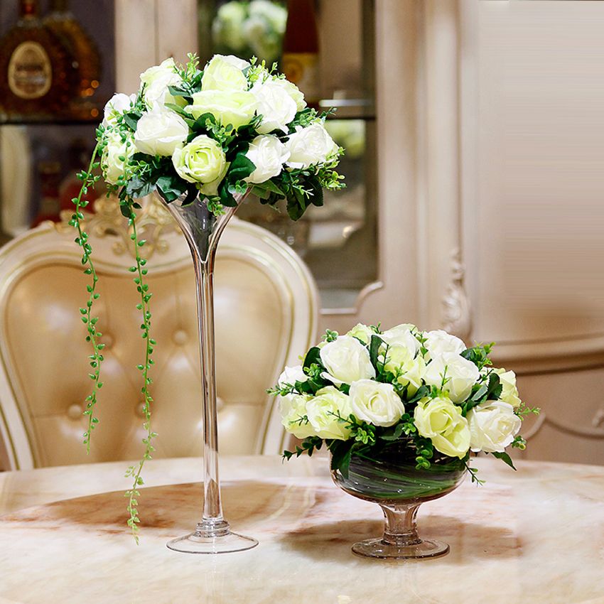 Moden Creative Champagne Cup Glass Vase Hydroponic Vases Fashion