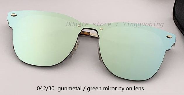 042/30 Gunmetal / Verde Espelho Lente