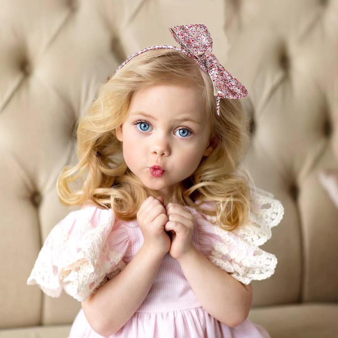 Pink Ruffle Alice Band Hair Accessories UK