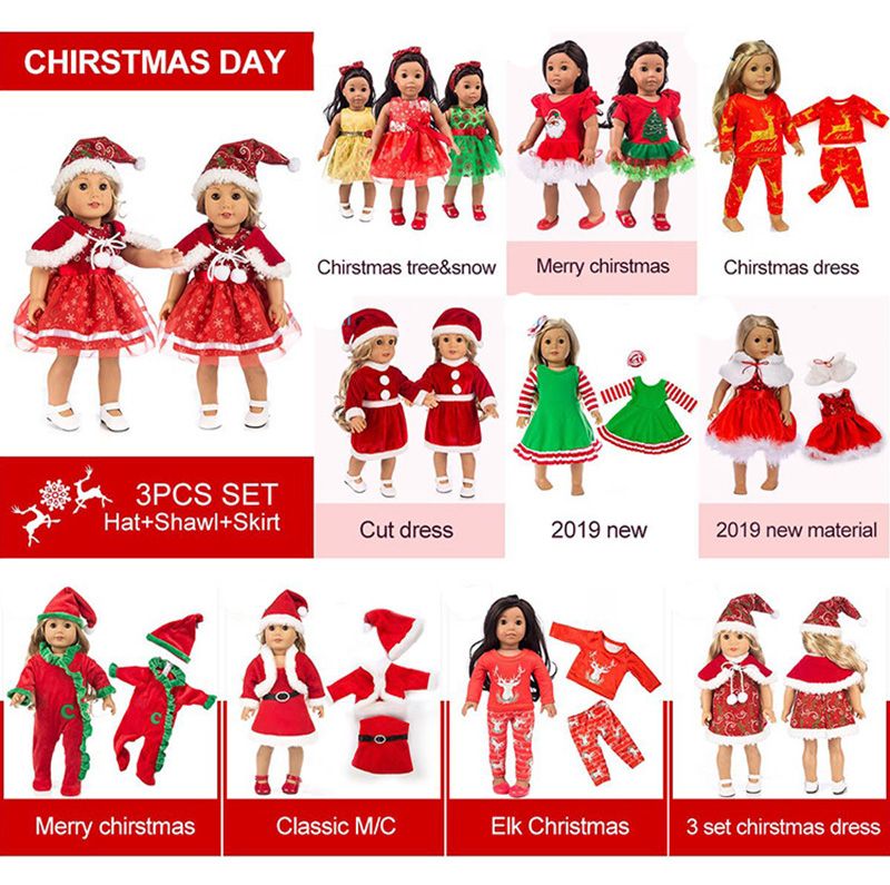 christmas doll clothes