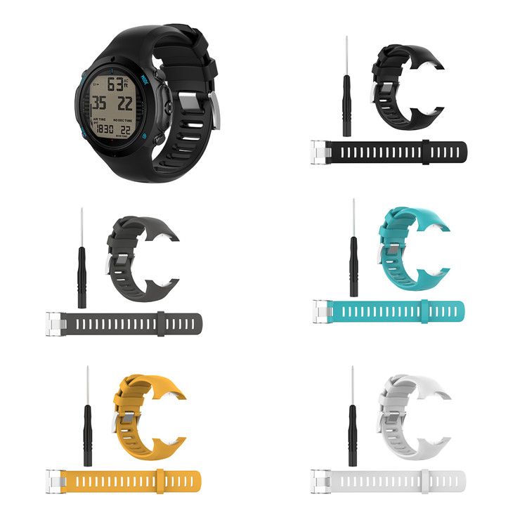 Новая распродажа силиконовый ремешок для часов сменный ремешок браслет для SUUNTO D6 Dive / D6i NOVO / ZULU ремешок Correa смарт-часы ремешок аксессуары
