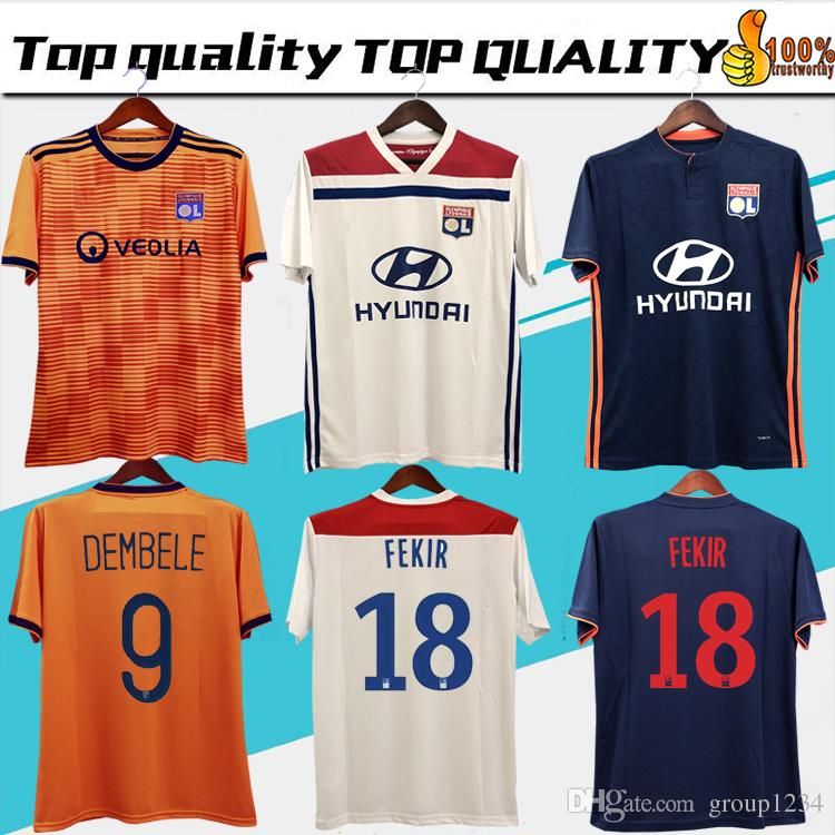 Buy Dropshipping Soccer Jerseys Online Cheap 18 19 Olympique Lyonnais Lyon Memphis Fekir Maillot De Foot Camisetas Thailand Quality Soccer Jersey Football Shirt Kit Camiseta Futbol By Wddsport Dhgate Com