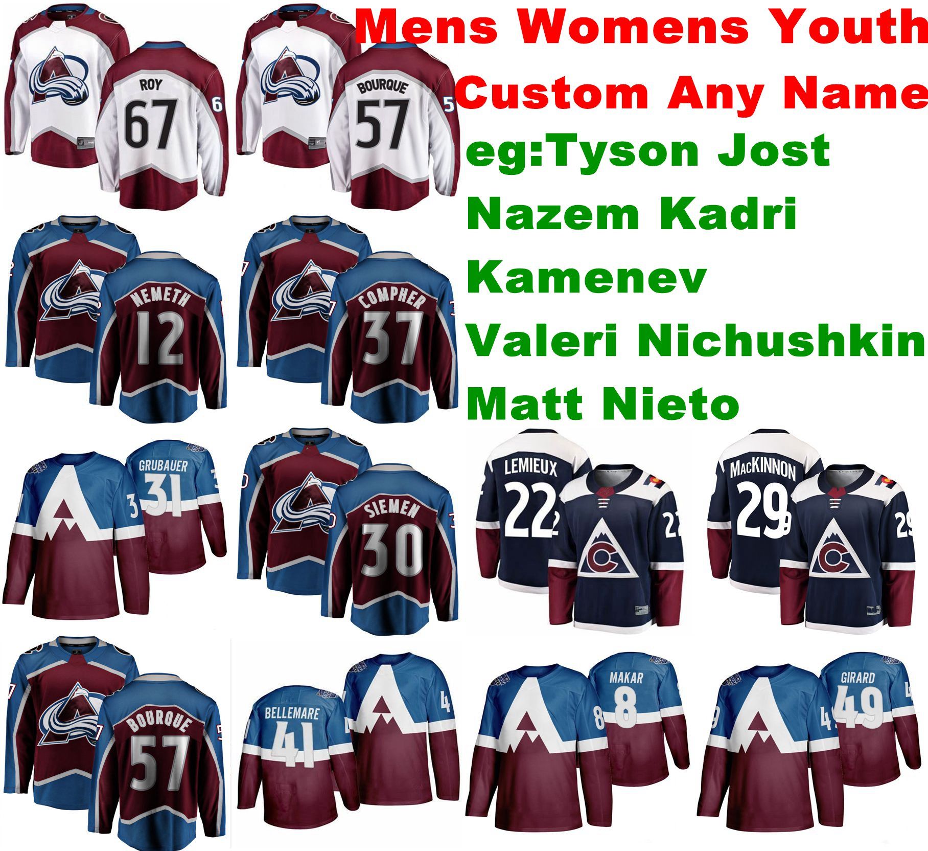 youth avalanche jerseys