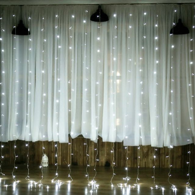compre cortina led luces de la secuencia navidad navidad luces de hadas 4 m x 4 m 512 lampara de decoracion de carambano led para boda fiesta
