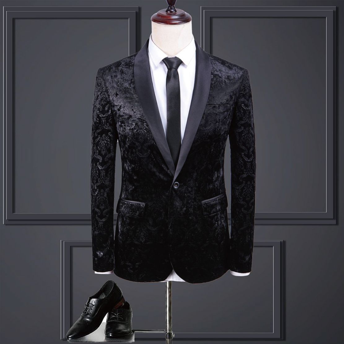 black dress jacket for wedding