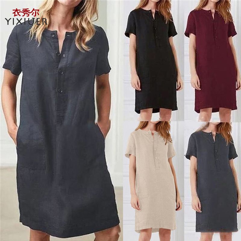 short blouse dress