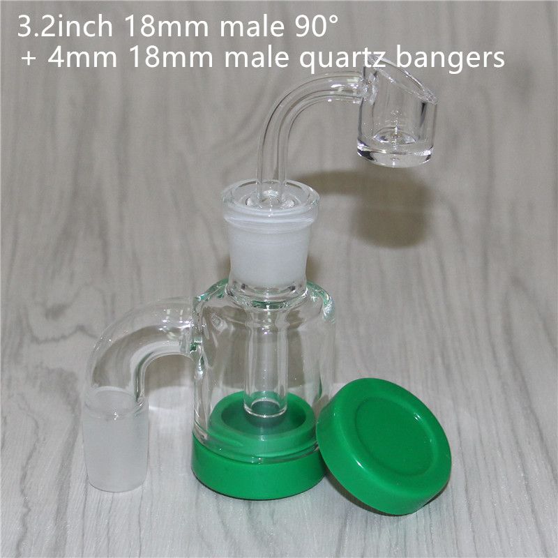 3.2 tum 18mm Man 90 ° + 4mm Quartz Bangers