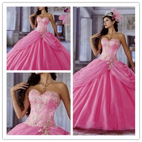 Compra ¡Asombroso! Brillante Cristal Vestido De Fiesta Rosa Quinceañera Vestidos  Elegantes Tarde Vestidos Formales 2021 Princesa Bola Vestido Dulce 16  Vestidos Barato | Entrega Rápida Y Calidad | Es.Dhgate