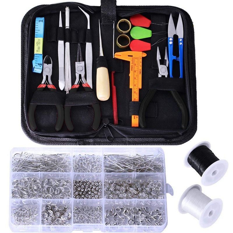 Jewelry Making Supplies Kit with Jewelry Tools Jewelry Wires and Jewelry Findings