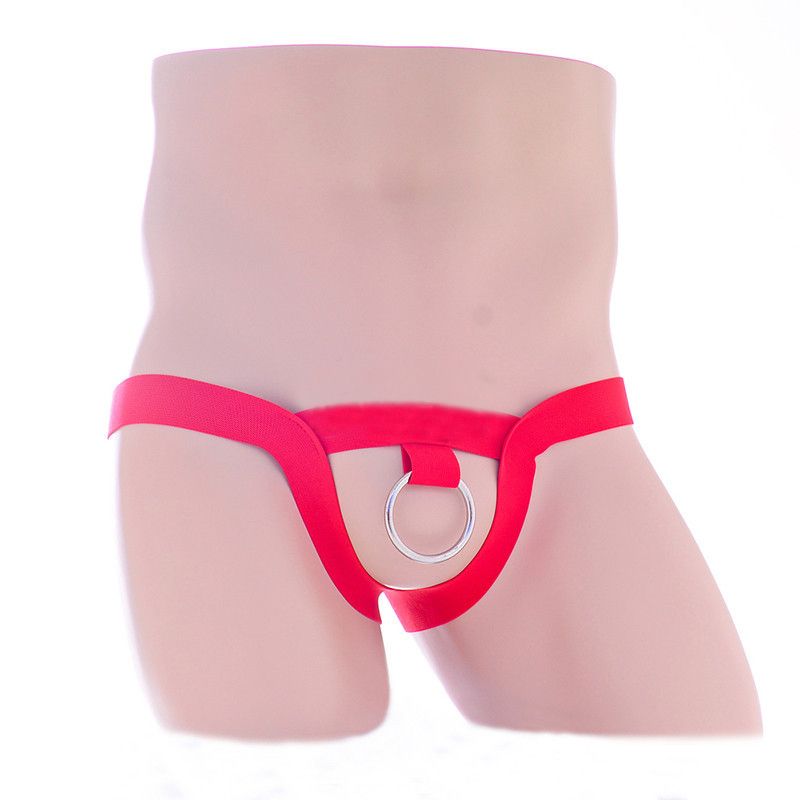 Men's O-Ring T-Back Thong Bikini Briefs G-string Crotchless Underwear Panties Men's O-Ring T-Back Thong Bikini Briefs G-string Crotchless Underwear Panties