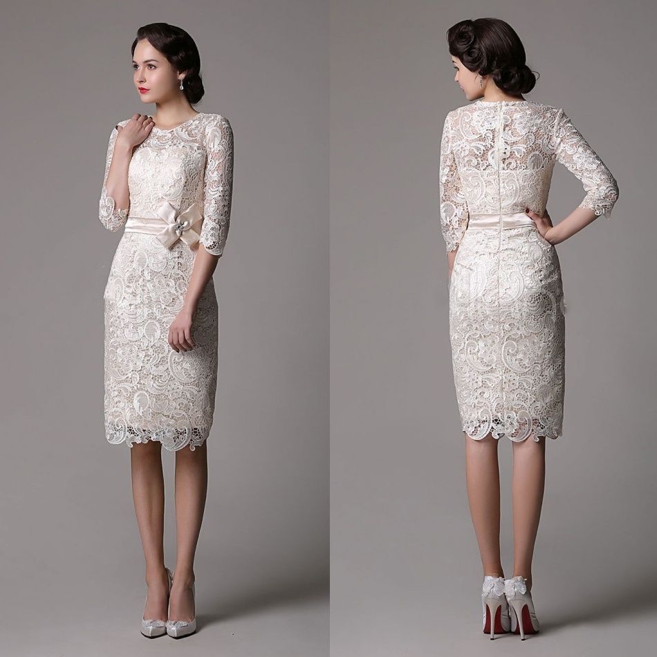 wedding guest lace dresses with sleeves