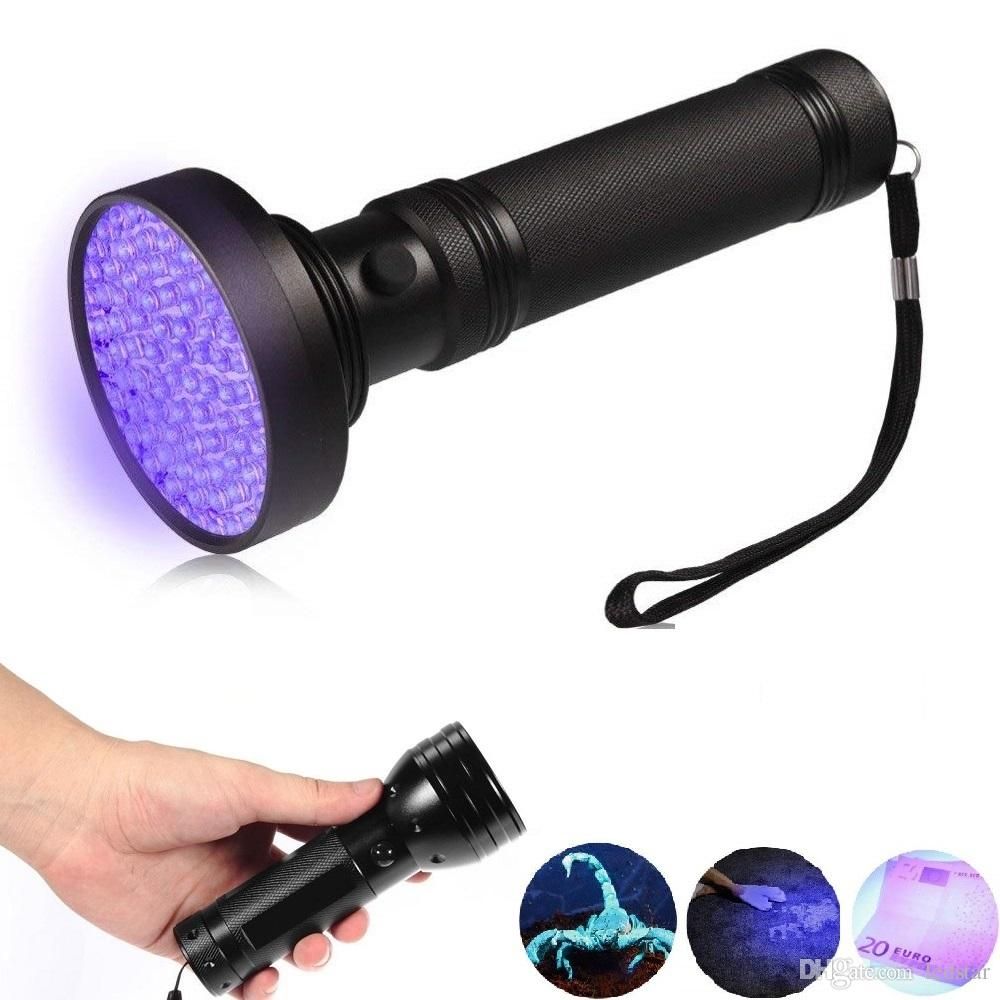 UV Lumière Noire Torche Lampe de poche portable Blacklight avec DEL